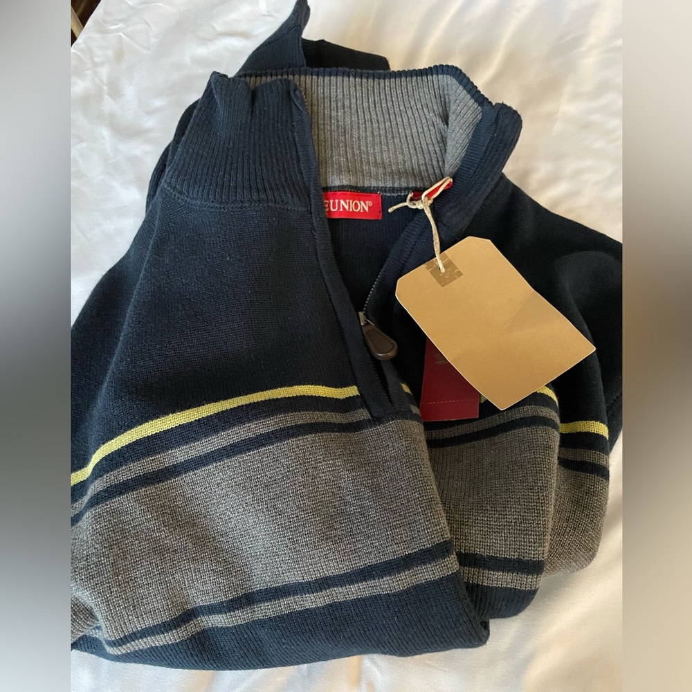 Navy blue sweater